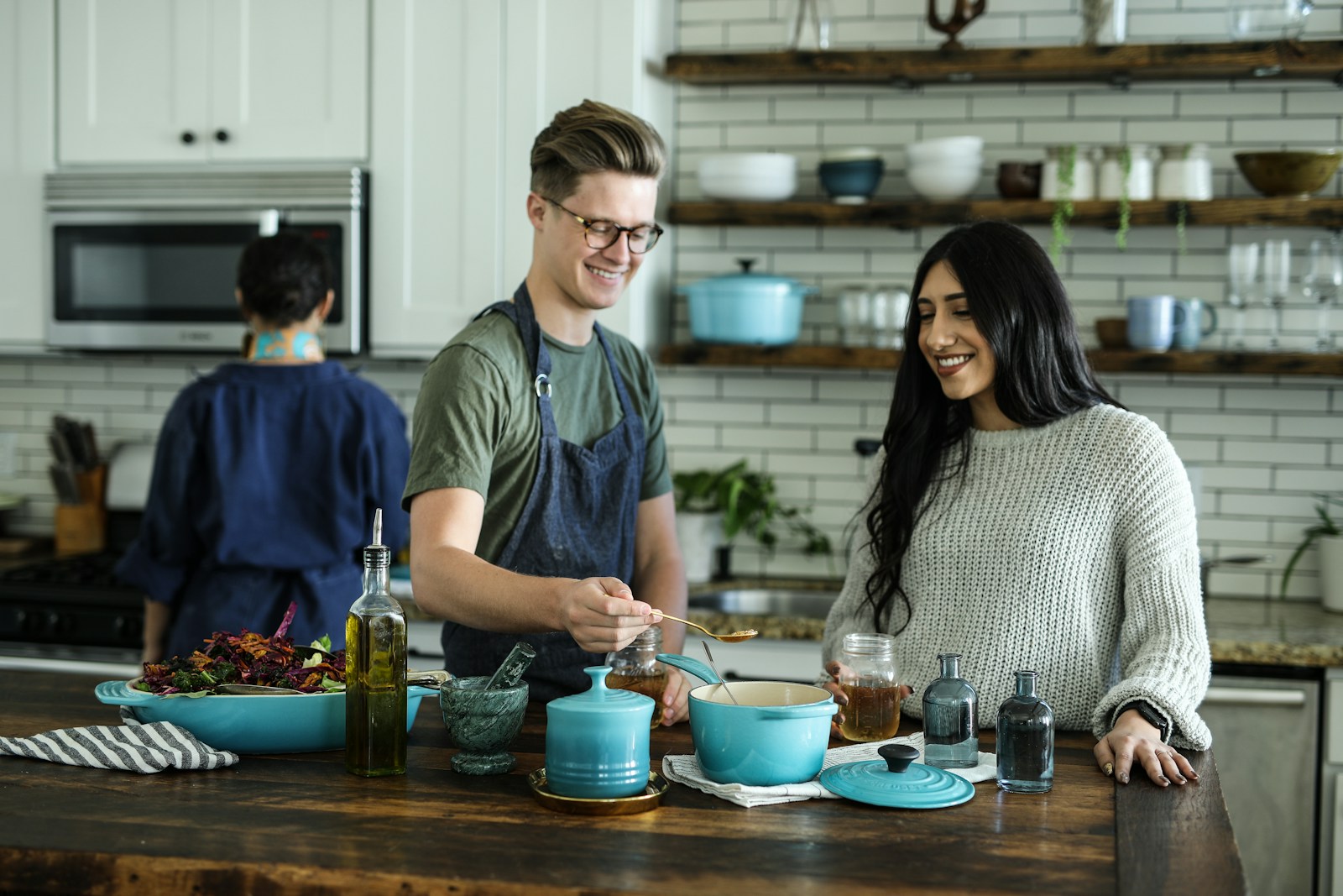 Samen koken en leren in een professionele keuken